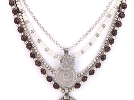 Turkish Coins Layered Short Necklace Online Hot Sale