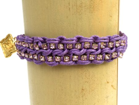 Lindsey Friendship Bracelet in Purple Cheap