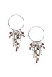 Chan Luu Garnet Mix Cluster Hoop Earrings For Discount