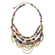 Worldfinds Tangled Kantha Necklace For Sale