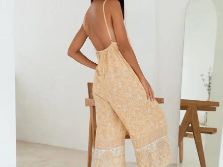 Aaliyah Jumpsuit in Citrine Hot on Sale