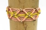 Gigi Friendship Bracelet Peach and Yellow Sale