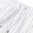 Classic Pinstripe Swimshorts Bright White Fashion