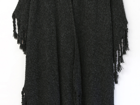 Fringe Knit Ruana on Sale