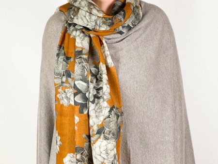 Dolma Cashmere Poncho Lotta Grey For Discount