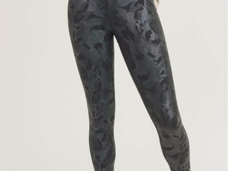 Mono B Camo Holographic Microdot Foil Highwaist Leggings Online Hot Sale