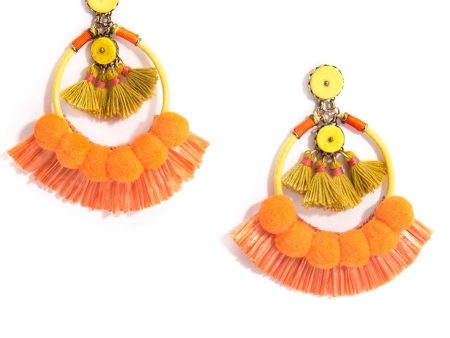 Wild Fringe Statement Earrings Online