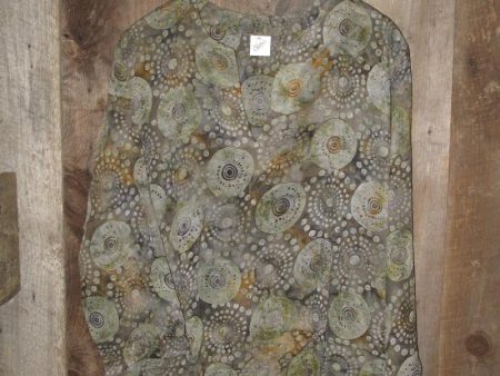 Batik Tunic in Khaki Online