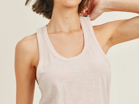 Mono B Essential Longline Athleisure Muscle Top on Sale