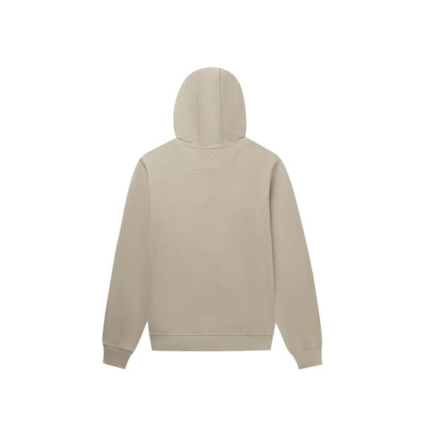 Q-Tape Regular Fit Zip Through Hoodie Silver Lining Supply