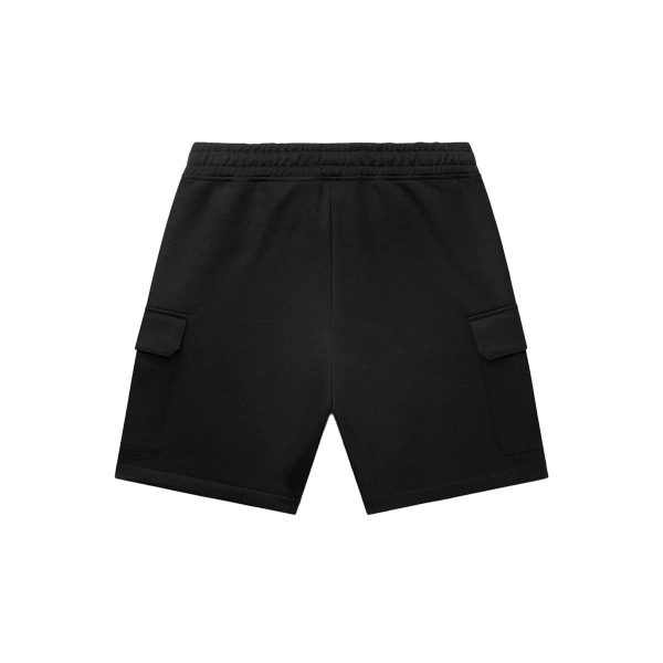 Q+ Regular Fit Cargo Shorts Jet Black Online now