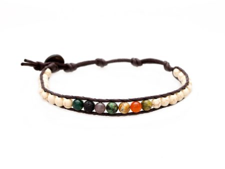 Lotus and Luna Chakra Chief Mens Bracelet Sale