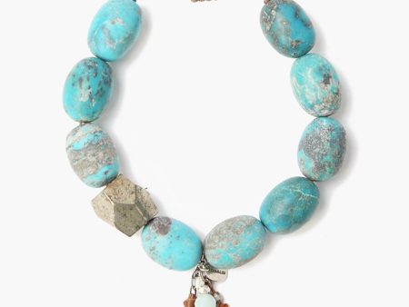 Chan Luu Turquoise Stone Pull-Tie Bracelet Online Sale