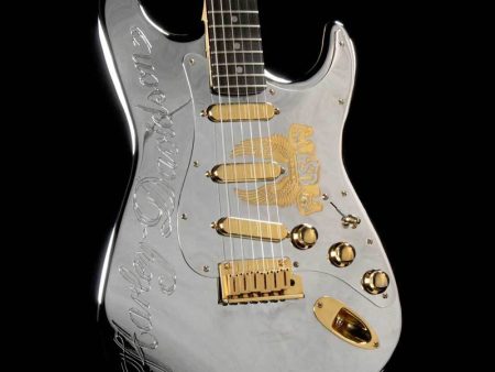 Fender Custom Shop Harley Davidson Stratocaster Chrome Aluminum 1993 Cheap