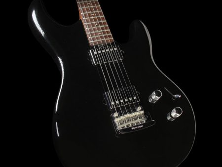 Used Ernie Ball Music Man Luke III HH Electric Guitar Black with Rosewood Neck Online Hot Sale